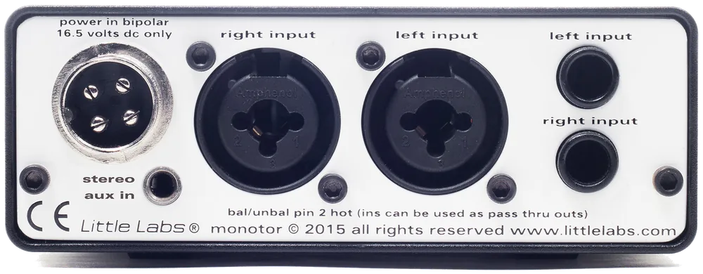 Monotor, rear